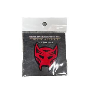 Transformers Collectible Patch Rise of the Beasts Red Black New In Package